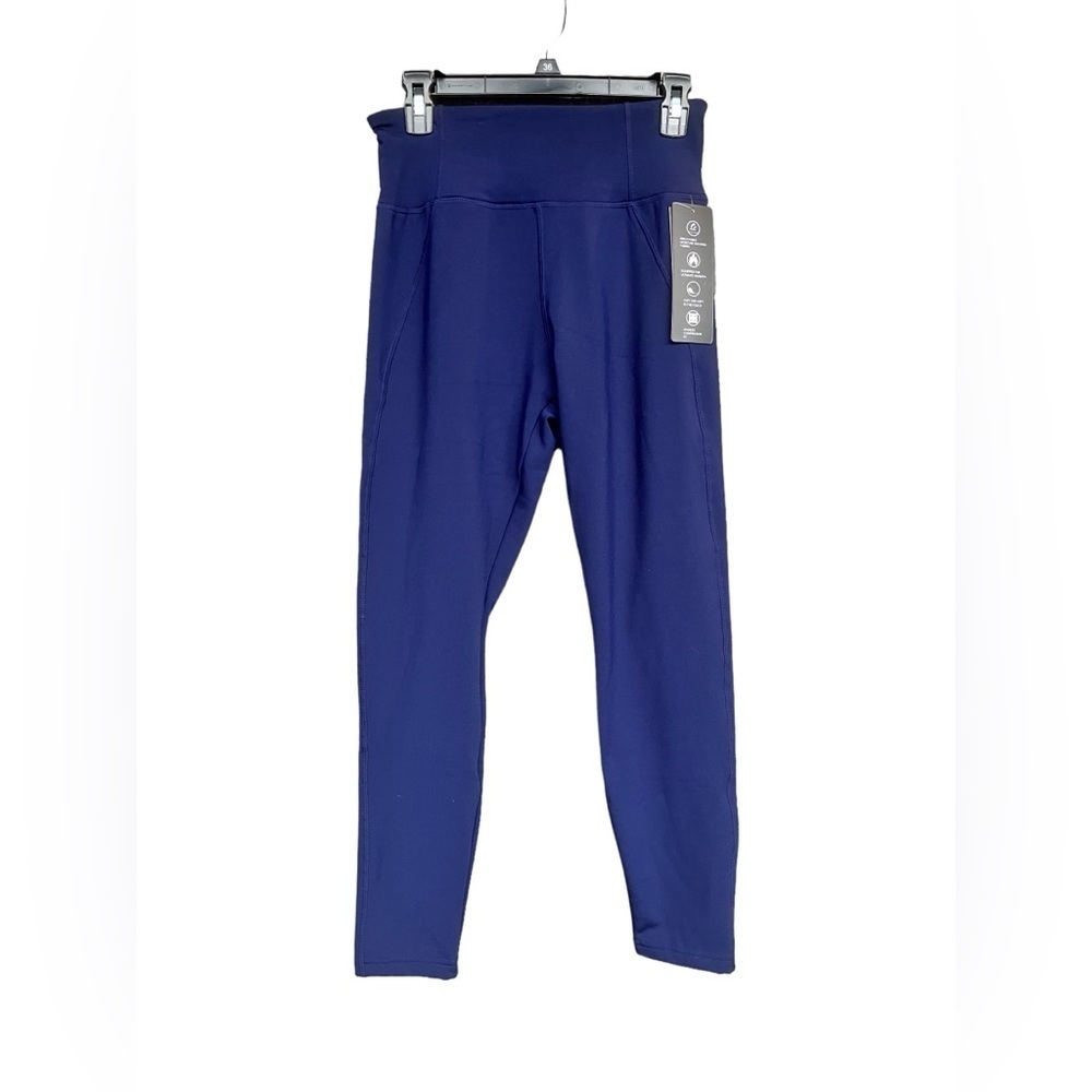 Better Sports Performance Insulated Leggings Size Medium Blue NWT - Picture 1 of 5